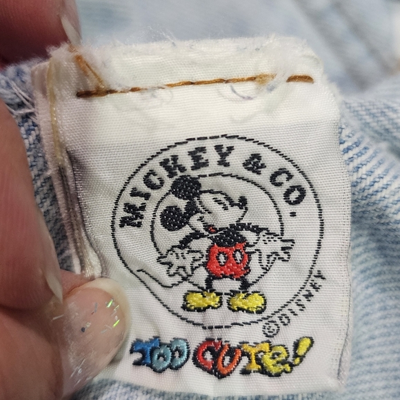 Vintage Too Cute Disney Jean Jacket Western Theme - Picture 3 of 12